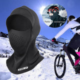 Maxbell Neck Warmer Snood Scarf Ski Hat Cycling Winter Face Mask Balaclava Unisex thin velvet black