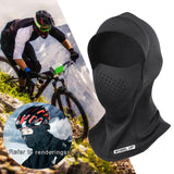 Maxbell Neck Warmer Snood Scarf Ski Hat Cycling Winter Face Mask Balaclava Unisex thin velvet black