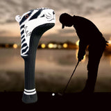 Maxbell Golf Headcover Golfer Gift Animal Head Long Neck Golf Accessories Black