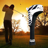 Maxbell Golf Headcover Golfer Gift Animal Head Long Neck Golf Accessories Black