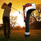 Maxbell Golf Headcover Golfer Gift Animal Head Long Neck Golf Accessories Orange