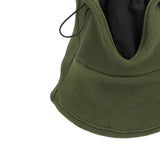 Maxbell Fleece Balaclava Ski Mask Hood Winter Neck Warm for Cold Weather Green