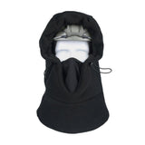 Maxbell Fleece Balaclava Ski Mask Hood Winter Neck Warm for Cold Weather Black