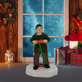 Maxbell Xmas Vacation Statue Hand Painted for Holiday 8x5.5x5cm Dad