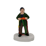 Maxbell Xmas Vacation Statue Hand Painted for Holiday 8x5.5x5cm Dad