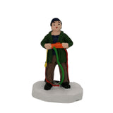 Maxbell Xmas Vacation Statue Hand Painted for Holiday 8x5.5x5cm Dad