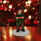 Maxbell Xmas Vacation Statue Hand Painted for Holiday 8x5.5x5cm Dad