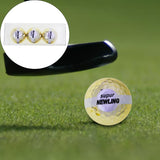 Maxbell Golf Balls Portable Rubber for Golf Course Opening Ceremony Events Gift 3 Pieces