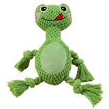 Maxbell Plush Squeaky Dog Toys Chew Toy Animal for Puppy Pet Accessories Frog