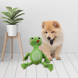 Maxbell Plush Squeaky Dog Toys Chew Toy Animal for Puppy Pet Accessories Frog