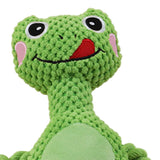 Maxbell Plush Squeaky Dog Toys Chew Toy Animal for Puppy Pet Accessories Frog