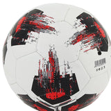 Maxbell Soccer Ball Size 4 Children Toys Gifts Stitched Training Ball Official Match Red and Black