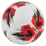 Maxbell Soccer Ball Size 4 Children Toys Gifts Stitched Training Ball Official Match Black and Red