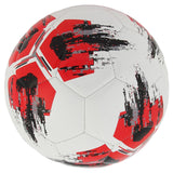 Maxbell Soccer Ball Size 4 Children Toys Gifts Stitched Training Ball Official Match Black and Red