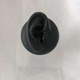 Maxbell Simulation Ear Model Silicone for Jewelry Display Asmr Sleep Left Ear Black