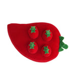 Maxbell Creative Dog Vegetable Plush Toy Pull The Fruit Stuffed Toy for Dogs Cats Chili