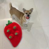 Maxbell Creative Dog Vegetable Plush Toy Pull The Fruit Stuffed Toy for Dogs Cats Chili
