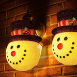 Maxbell Christmas Porch Light Covers Holiday Party Lights Shade for Yard Snowman