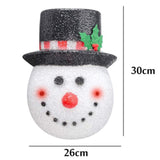 Maxbell Christmas Porch Light Covers Holiday Party Lights Shade for Yard Snowman