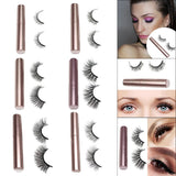 Maxbell False Eyelashes Kit with Liquid Eyeliner for Dramatic Meeting Birthday A