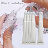 Maxbell 5x 10ml Plastic Empty Tubes Refillable Toiletry Lotion Containers White Tube