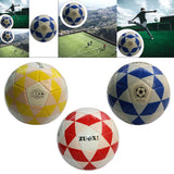 Maxbell Soccer Ball Size 5 Match Balls Training Football for Girls Boys Blue