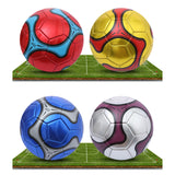 Maxbell Soccer Ball Size 5 Children Toys Gifts Stitched Training Ball Official Match Blue