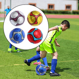 Maxbell Soccer Ball Size 5 Children Toys Gifts Stitched Training Ball Official Match Blue