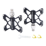 Maxbell Bike Flat Platform Pedals Mountain Bicycle Cycle 9/16'' Parts Black