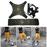 Maxbell Football Kick Trainer Soccer Child Training Practice Adjustable Waist Belt Round Printing