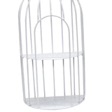 Maxbell Bird Cage Organizer Storage Rack Stand  Desk Bathroom White Two Layers