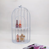 Maxbell Bird Cage Organizer Storage Rack Stand  Desk Bathroom White Two Layers