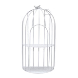 Maxbell Bird Cage Organizer Storage Rack Stand  Desk Bathroom White Two Layers