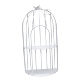 Maxbell Bird Cage Organizer Storage Rack Stand  Desk Bathroom White Two Layers