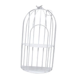 Maxbell Bird Cage Organizer Storage Rack Stand  Desk Bathroom White Two Layers