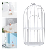 Maxbell Bird Cage Organizer Storage Rack Stand  Desk Bathroom White Two Layers