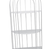 Maxbell Bird Cage Organizer Storage Rack Stand  Desk Bathroom White Three Layers