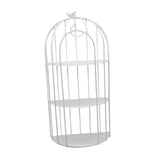 Maxbell Bird Cage Organizer Storage Rack Stand  Desk Bathroom White Three Layers