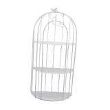 Maxbell Bird Cage Organizer Storage Rack Stand  Desk Bathroom White Three Layers