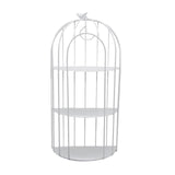 Maxbell Bird Cage Organizer Storage Rack Stand  Desk Bathroom White Three Layers