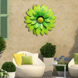 Maxbell Metal Wall Hanging Floral 3D Garden Fence Art for Indoor Outdoors Sunflower