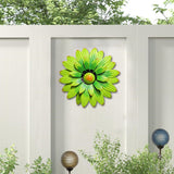 Maxbell Metal Wall Hanging Floral 3D Garden Fence Art for Indoor Outdoors Sunflower