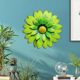 Maxbell Metal Wall Hanging Floral 3D Garden Fence Art for Indoor Outdoors Sunflower