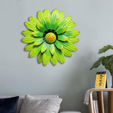 Maxbell Metal Wall Hanging Floral 3D Garden Fence Art for Indoor Outdoors Sunflower