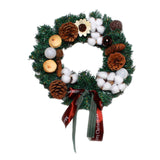 Maxbell Christmas Wreath for Front DoorIndoor Outdoor Mantel Wall Hanging Ornament