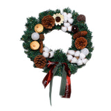 Maxbell Christmas Wreath for Front DoorIndoor Outdoor Mantel Wall Hanging Ornament