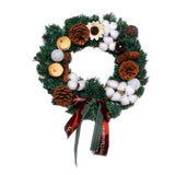 Maxbell Christmas Wreath for Front DoorIndoor Outdoor Mantel Wall Hanging Ornament