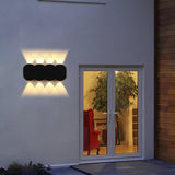 Maxbell Contemporary Wall Light Outdoor up/Down Lamp Yard IP65  8W Oval 8 heads