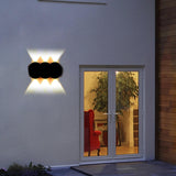 Maxbell Contemporary Wall Light Outdoor up/Down Lamp Yard IP65  6W Oval 6 heads