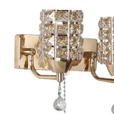 Maxbell Modern Crystal Wall Lamp Sconce Light Bedroom Decor Double end cable E27